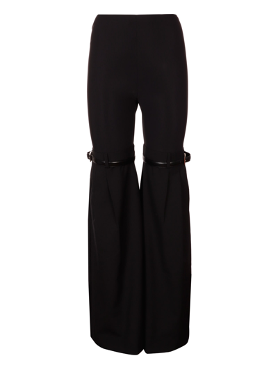 Shop Coperni Hybrid Flare Trousers In Black