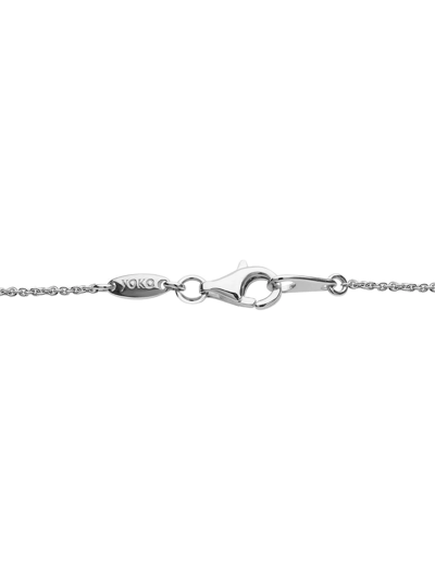 Shop Yoko London 18kt White Gold Starlight Pearl And Diamond Necklace In Silver