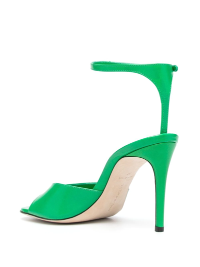 Shop Victoria Beckham Ankle-strap Stiletto Sandals In Green