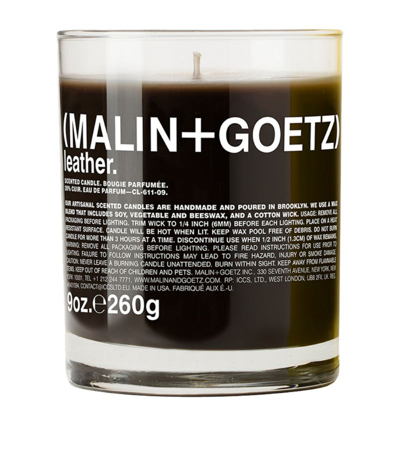 Shop Malin + Goetz Malin+goetz Leather Candle (260g) In Multi