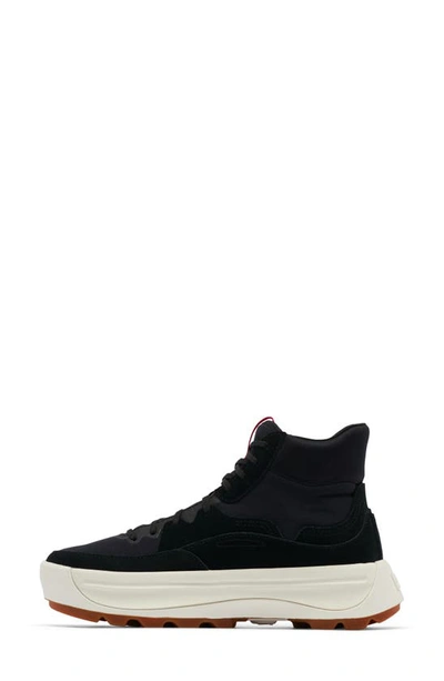 Shop Sorel Ona 503 Mid Top Sneaker In Black/ Jet