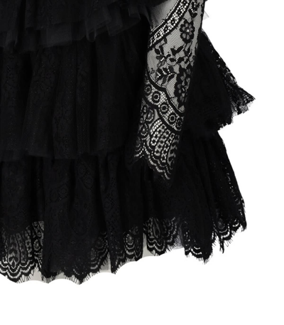 Shop Aniye By Jessy Black Lace Dress In Nero