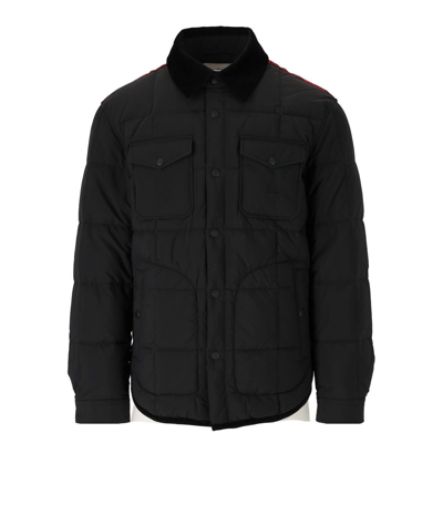 Shop Woolrich Heritage Terrain Black Jacket In Nero