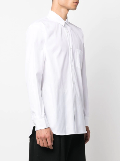 Shop Comme Des Garçons Shirt Shape 2 Oxford Shirt In 白色