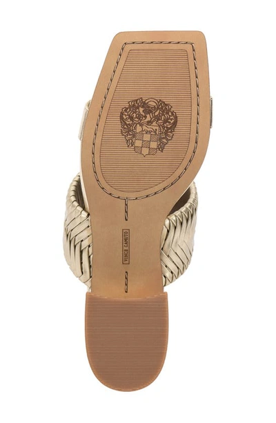 Shop Vince Camuto Shamira Slide Sandal In Egyptian Gold