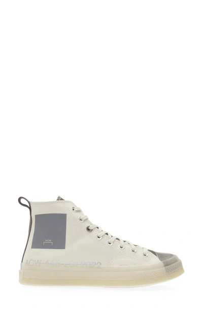 Converse X A-cold-wall* Chuck 70 High-top Sneakers - Men's - Fabric/rubber In Silver Birch/ Pavement
