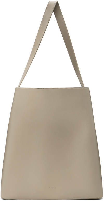 Shop Aesther Ekme Taupe Ekme Tote In 111 Rock