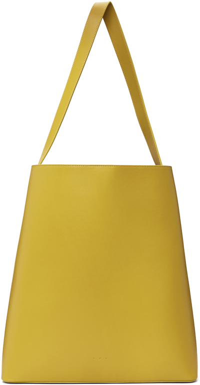 Shop Aesther Ekme Yellow Ekme Tote In 188 Dijon