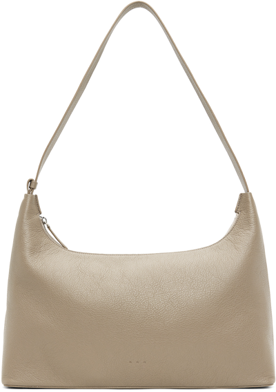 Shop Aesther Ekme Taupe Duffle Shoulder Bag In 192 Grain Taupe