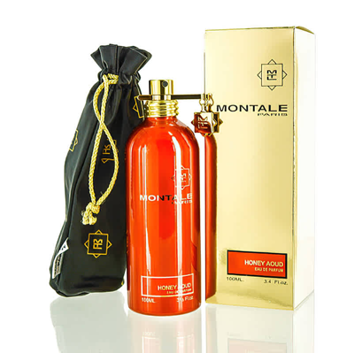 Shop Montale Honey Aoud /  Edp Spray 3.3 oz (100 Ml) (u) In Black,yellow