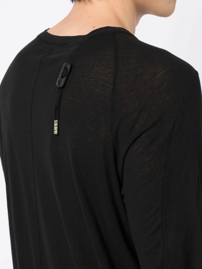 Boris Bidjan Saberi Raglan Short-sleeved T-shirt In Black