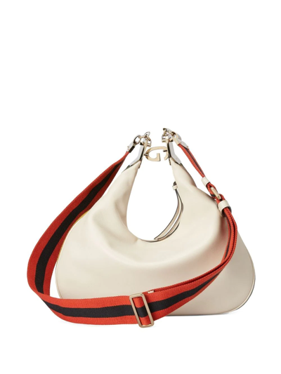 Shop Gucci Medium Attache Shoulder Bag In Weiss