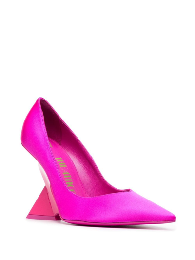 Shop Attico Sculpted High-heel Pumps In Rosa