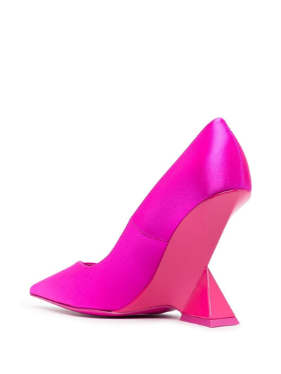 Shop Attico Sculpted High-heel Pumps In Rosa