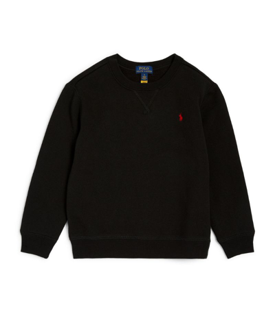 Shop Ralph Lauren Polo Pony Sweatshirt (2-4 Years) In Black