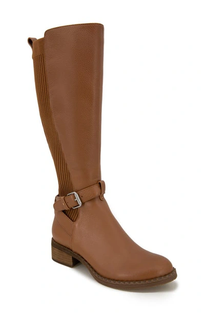 Shop Gentle Souls By Kenneth Cole Knee High Moto Boot In Cognac