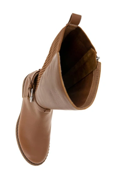 Gentle Souls By Kenneth Cole Knee High Moto Boot In Cognac