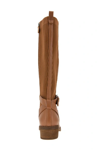 Gentle Souls By Kenneth Cole Knee High Moto Boot In Cognac