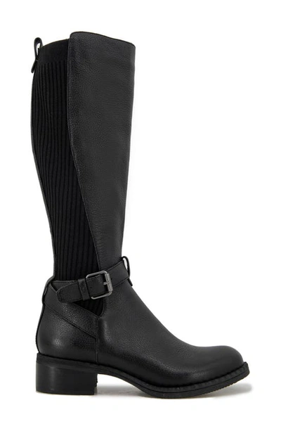 Shop Gentle Souls By Kenneth Cole Knee High Moto Boot In Black