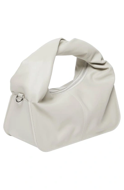 Shop Yuzefi Wonton Leather Bag In Off White
