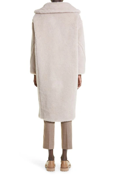 Max Mara Tedgirl Oversize Double Breasted Alpaca Blend Coat In Sand