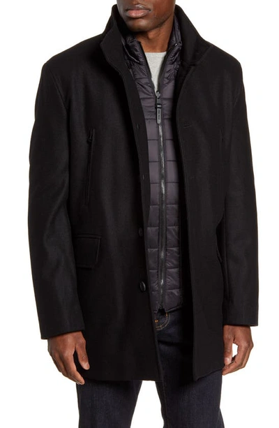 Shop Cole Haan 3-in-1 Car Coat In Black