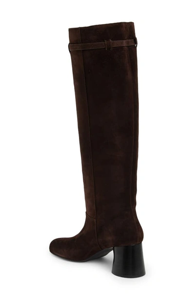 Shop Khaite Admiral Knee High Boot In Coffee