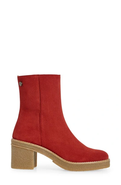 Toni Pons Piani Block Heel Bootie In Vermell Red