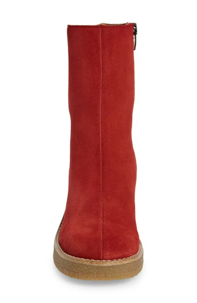 Toni Pons Piani Block Heel Bootie In Vermell Red