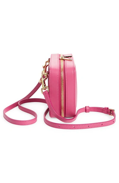Shop Dolce & Gabbana Dg Logo Leather Camera Crossbody Bag In Glicine