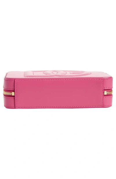 Dolce & Gabbana Dolce&gabbana Dg Logo Leather Camera Crossbody Bag In Glicine