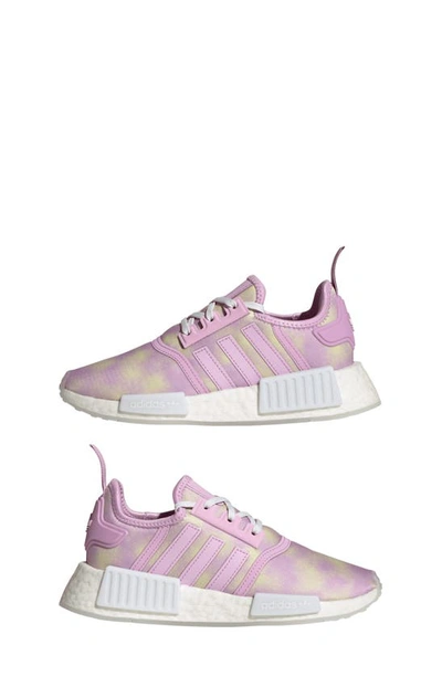 Shop Adidas Originals Kids' Nmd R1 Sneaker In Lilac/ White/ Lilac