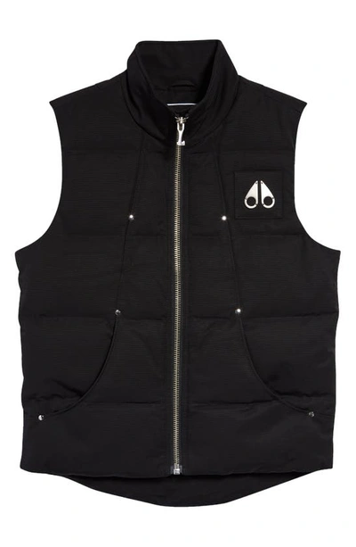 Shop Moose Knuckles Montreal Down Vest In Black