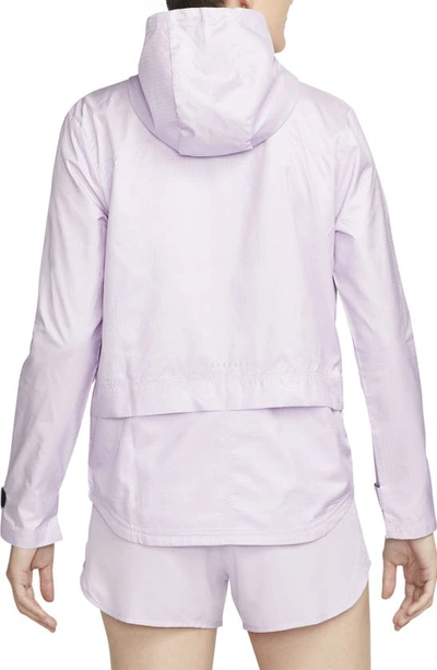 Nike Essential Water Repellent Running Jacket In Doll