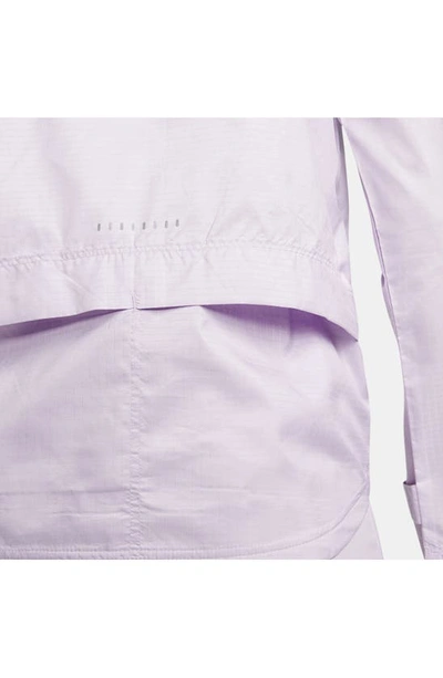 Nike Essential Water Repellent Running Jacket In Doll
