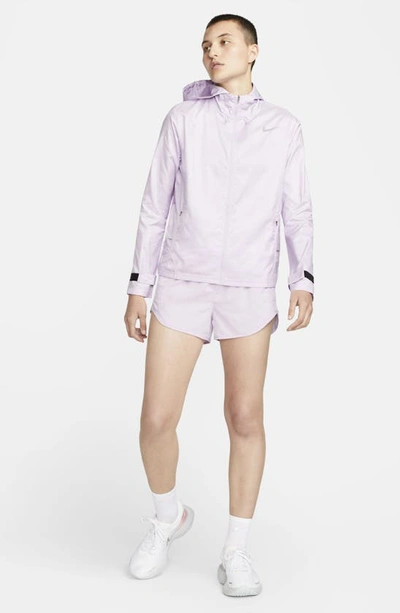 Nike Essential Water Repellent Running Jacket In Doll