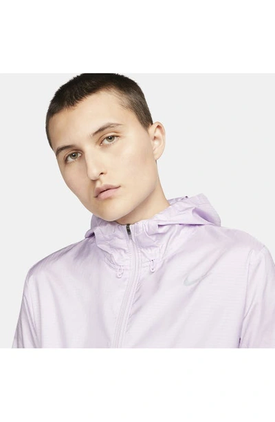 Nike Essential Water Repellent Running Jacket In Doll