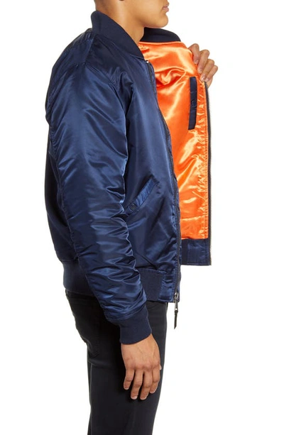Schott Ma-1 Flight Jacket In Navy
