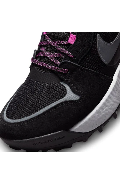 Shop Nike Acg Lowcate Hiking Sneaker In Black/ Cool Grey/ Black/ Grey