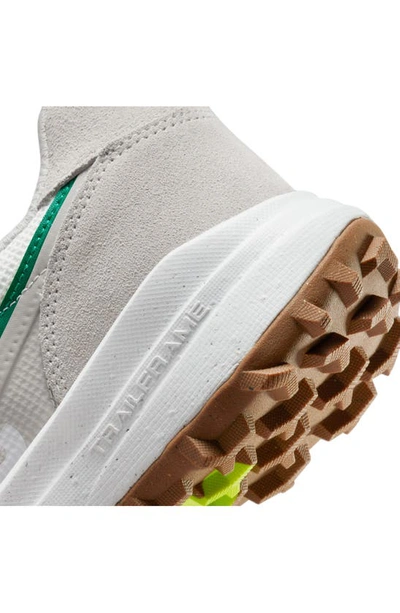 Nike Acg Lowcate "light Iron Ore/green" Sneakers In Light Iron Ore/ Malachite
