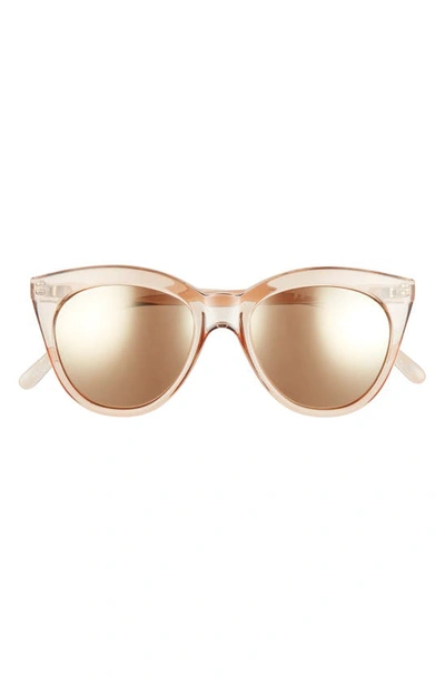 Le Specs Halfmoon Magic 52mm Gradient Cat Eye Sunglasses In Copper |  ModeSens
