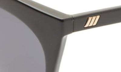 Shop Le Specs Halfmoon Magic 52mm Gradient Cat Eye Sunglasses In Black