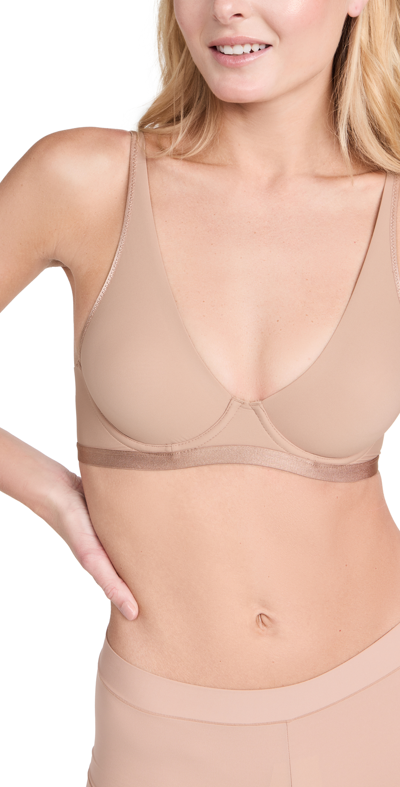 Shop B.tempt'd By Wacoal Nearly Nothing Plunge Wire Bra In Roebuck