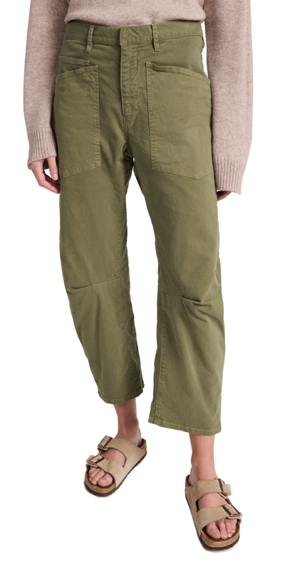 Nili Lotan Shon Twill Pants Camo In Camo