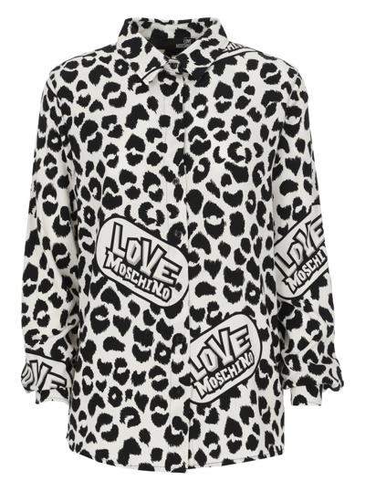 Shop Love Moschino Leopard In Multi