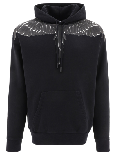 Shop Marcelo Burlon County Of Milan Marcelo Burlon Men's Black Other Materials Sweatshirt