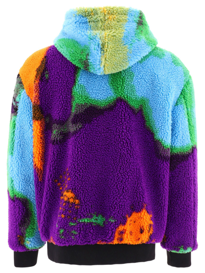 Shop Msgm Men's Purple Other Materials Outerwear Jacket