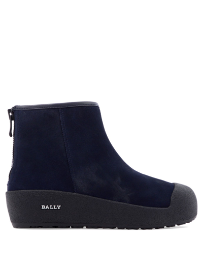 Shop Bally Women's Blue Other Materials Ankle Boots