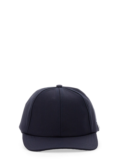 Shop Mackintosh Baseball Cap In Blu