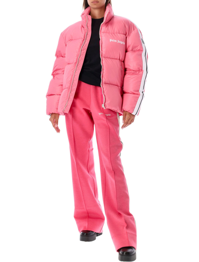 Shop Palm Angels Track Down Jacket In Pink